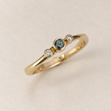 Load image into Gallery viewer, Sapphire & Ocean Diamond Flo