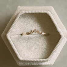 Load image into Gallery viewer, Ocean Diamond Wave Ring