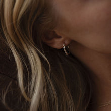 Load image into Gallery viewer, Ocean Diamond Hoop Earrings