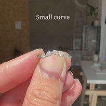 Load and play video in Gallery viewer, Ocean Diamond Wave Ring