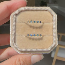 Load and play video in Gallery viewer, Clear Water Sapphire Ring