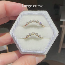 Load and play video in Gallery viewer, Ocean Diamond Wave Ring