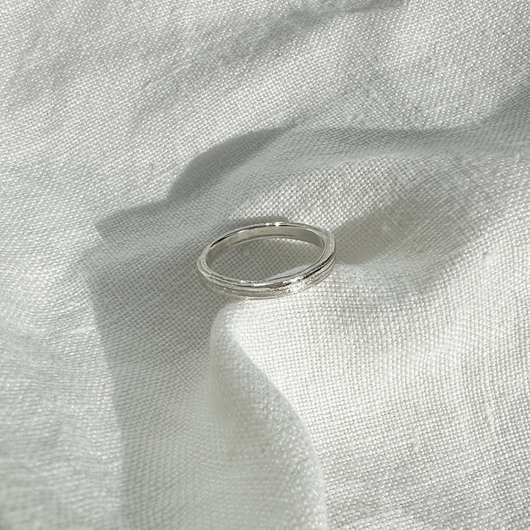 Silver Lines ring