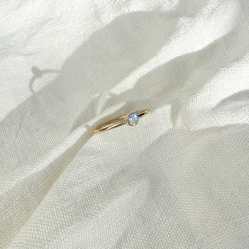 Salt & Pepper diamond ring