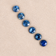 Load image into Gallery viewer, Ocean Blue Sapphire &amp; Ocean Diamond Flo Ring
