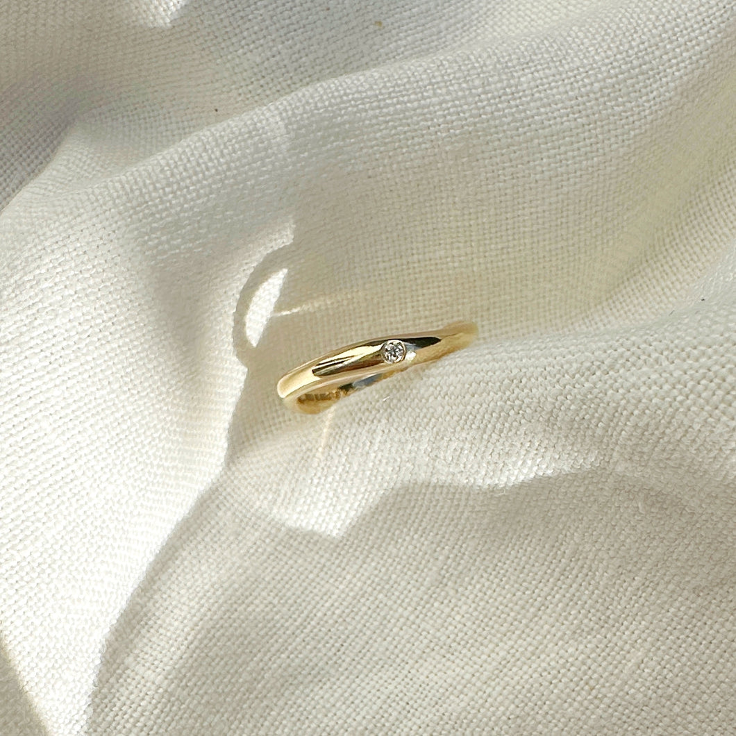 9ct gold Ocean Diamond Flo ring