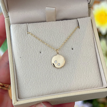 Load image into Gallery viewer, Ocean Diamond Pebble Necklace
