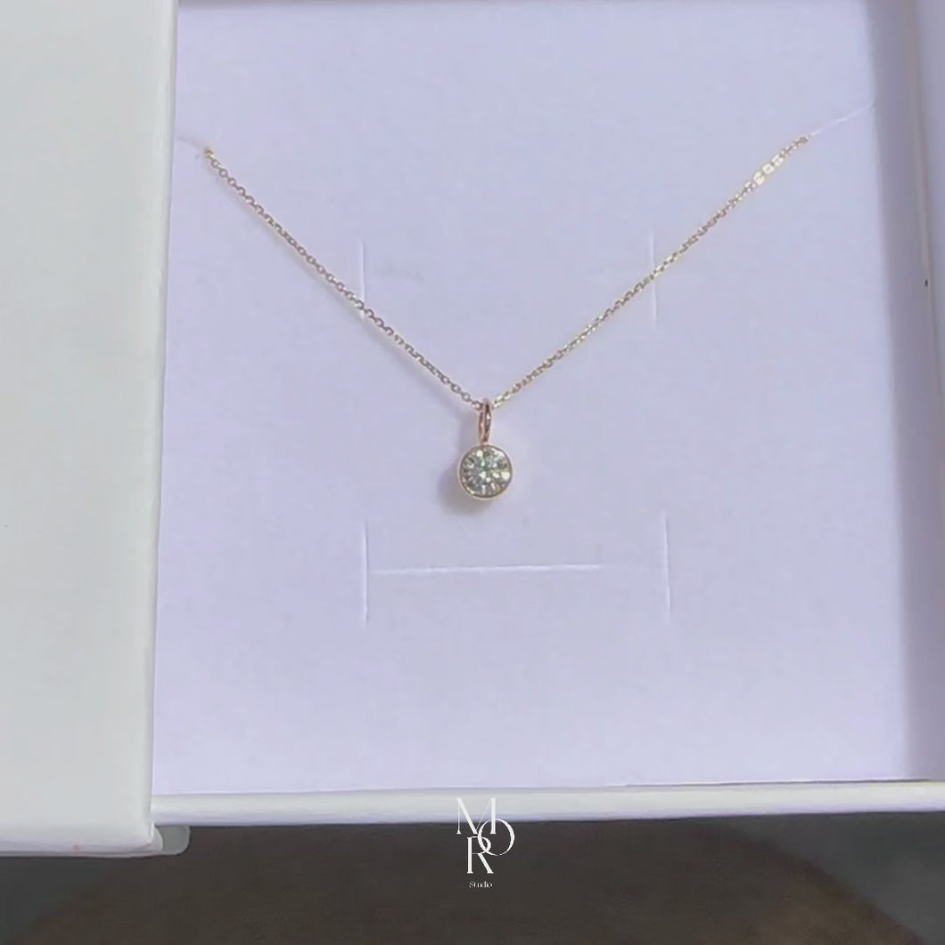 Ocean Diamond Necklace 0.26ct