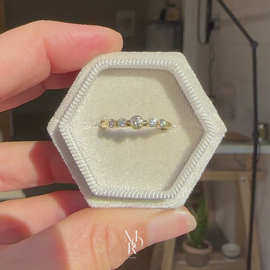 Little Five Diamond Ring