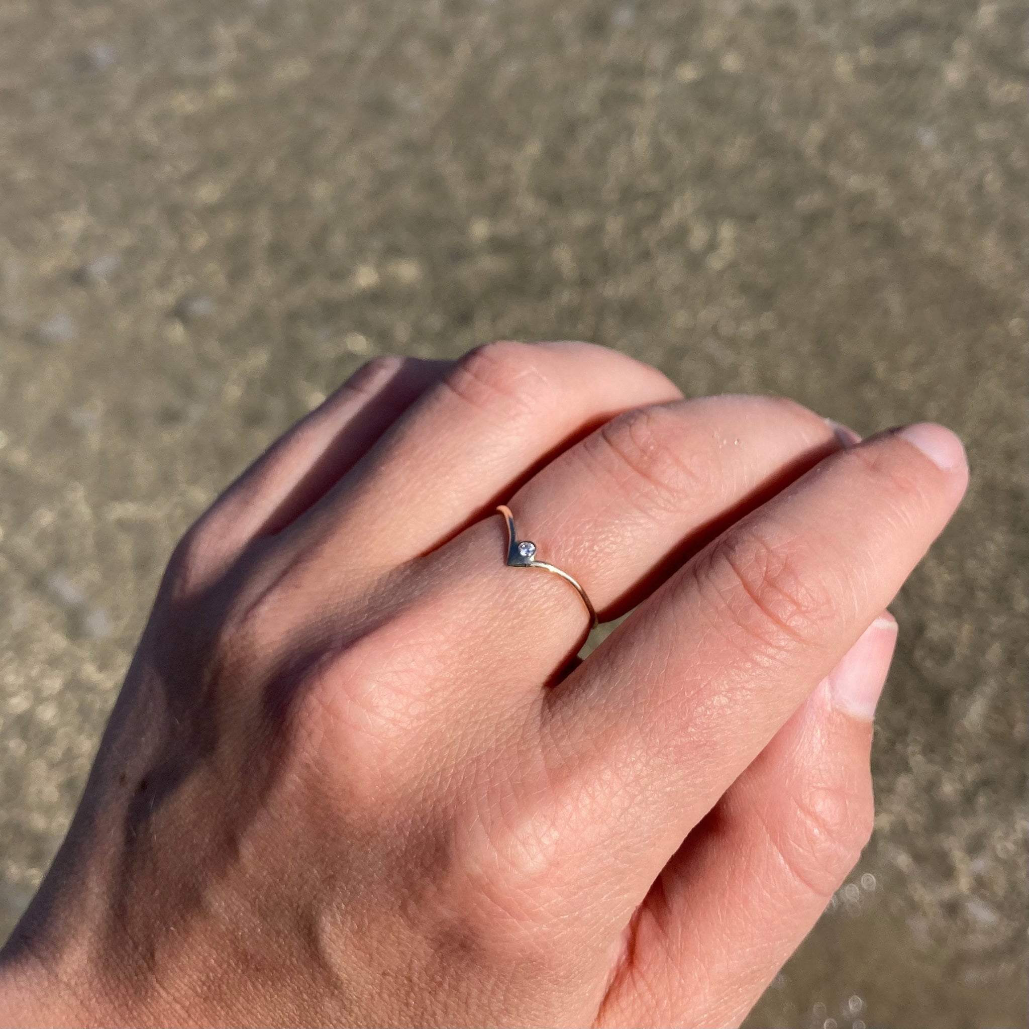 Ocean clearance diamond ring