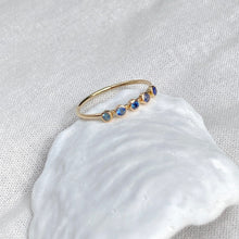 Load image into Gallery viewer, Clear water sapphire ring
